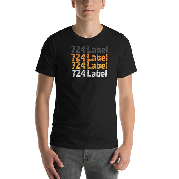 Jamming with the Orange and Black 724 Label T-Shirt