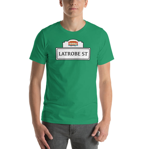 Latrobe Street on a White Sign T-Shirt